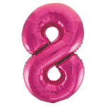 Load image into Gallery viewer, PInk Foil Number Balloon