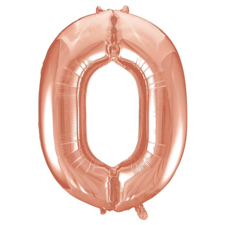 Rose Gold Foil Number Balloon