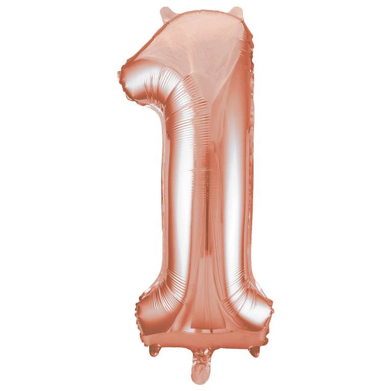 Rose Gold Foil Number Balloon