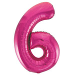 Load image into Gallery viewer, PInk Foil Number Balloon
