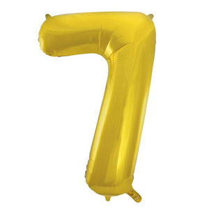 Gold Foil Number Balloon