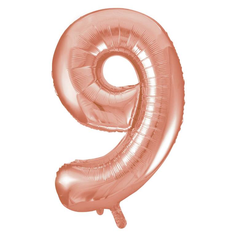 Rose Gold Foil Number Balloon
