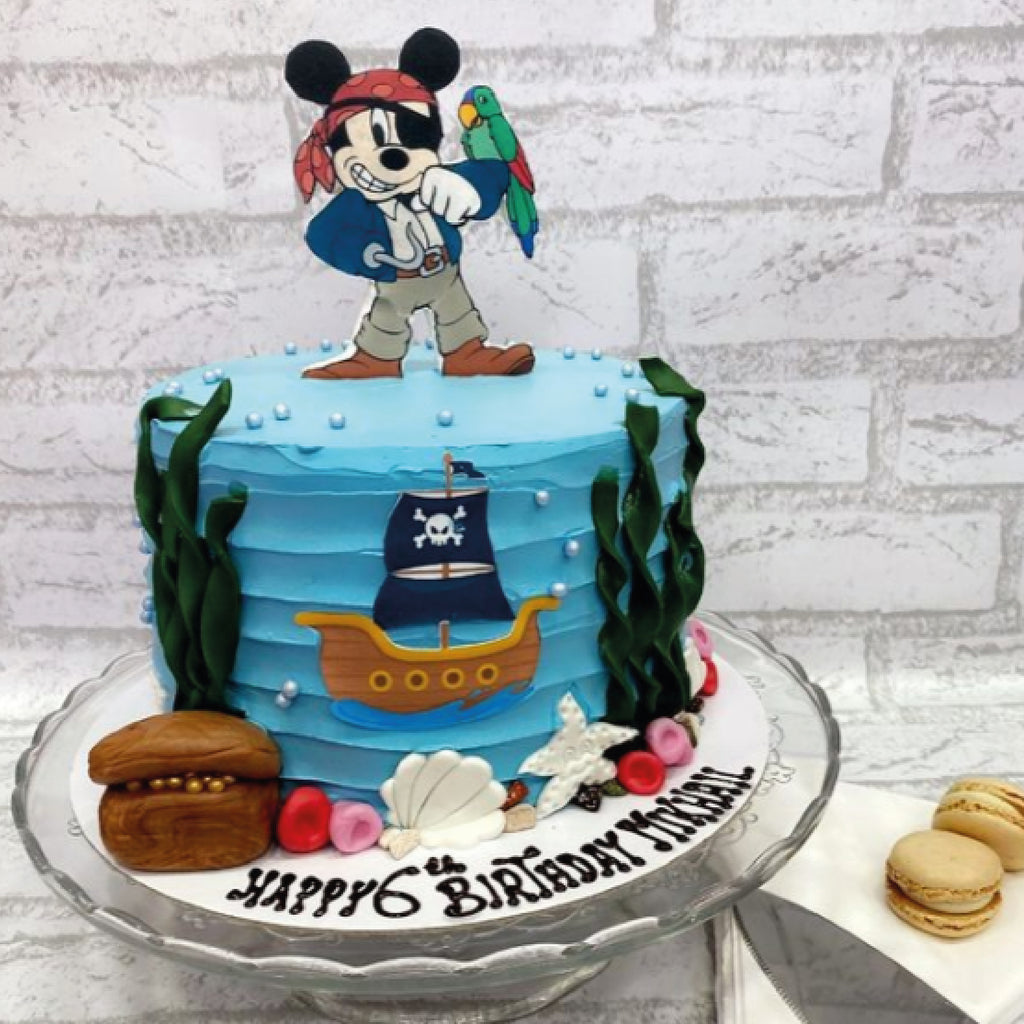 Underwater Inspired Bespoke Cake for Birthday