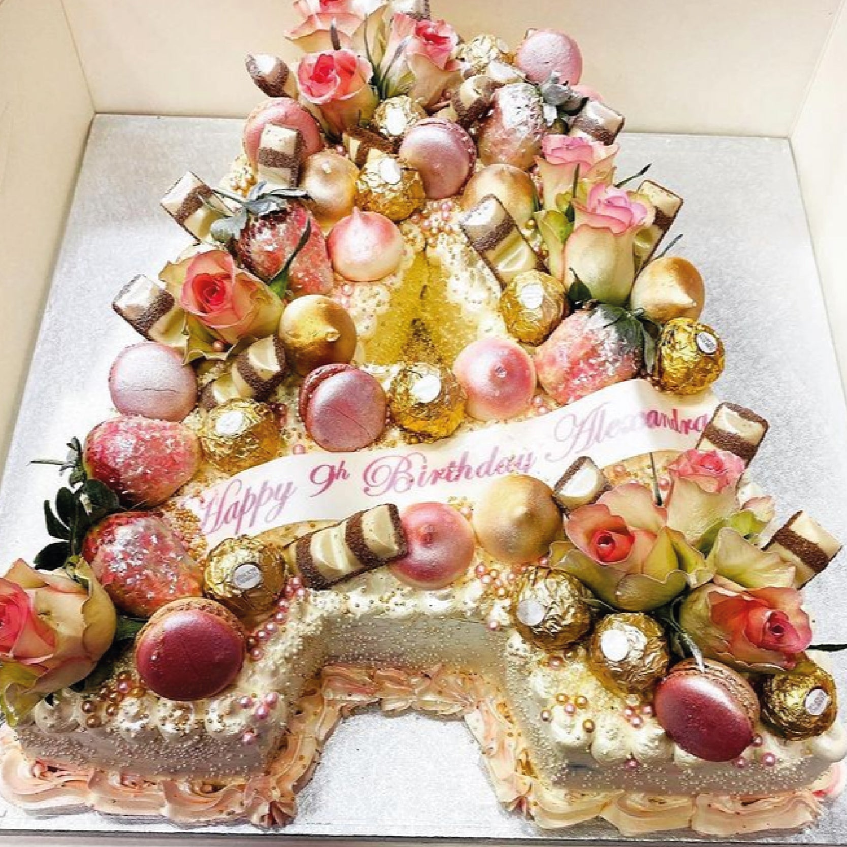 Letter A Cake
