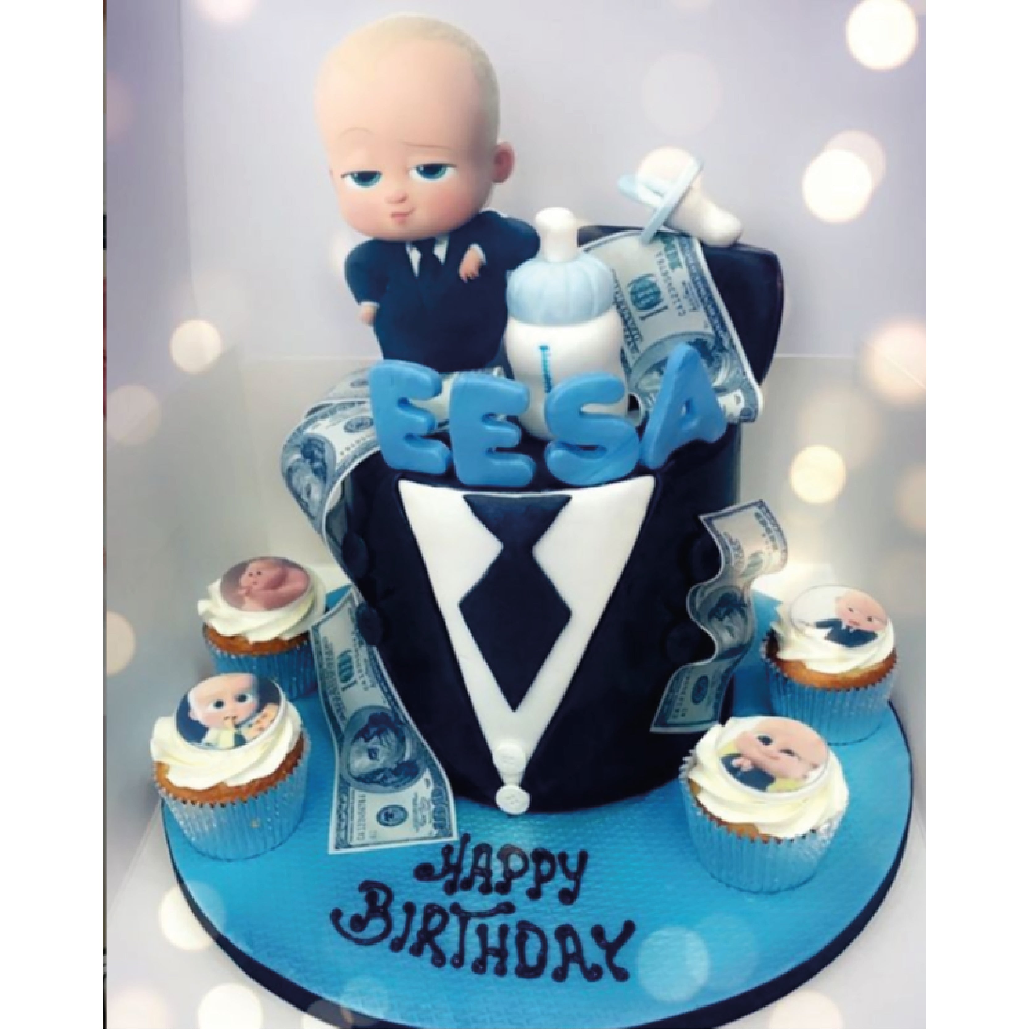 Boss Baby Birthday Cake Topper Style 4 – ThemeLand Parties