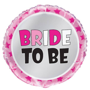 Bride to Be Round Foil Balloon
