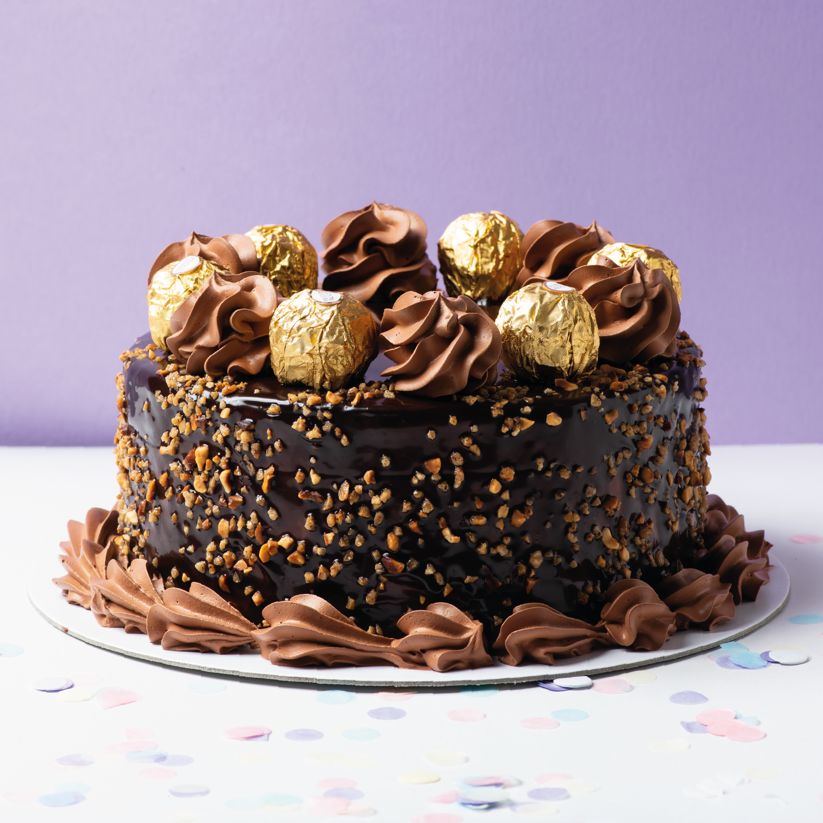 Best Eggless Ferrero Rocher Cake Shop | Cake Delivery in London | Cakewalk London
