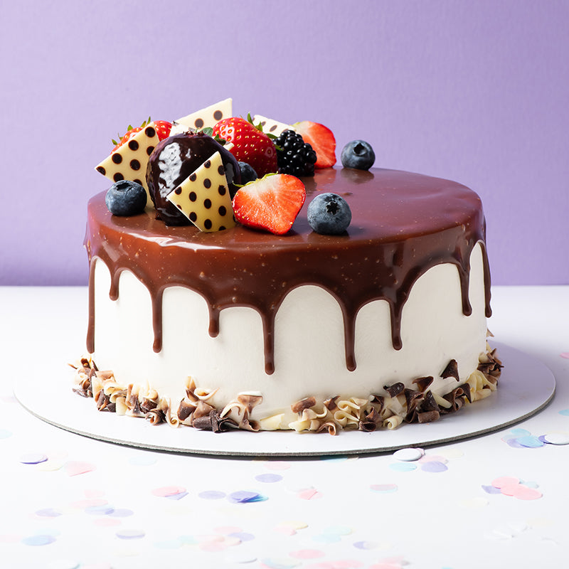 Perfect Eggless Drip Cake for Special Occasions - Eggless Cake Near Me - CakeWalk London in Croydon