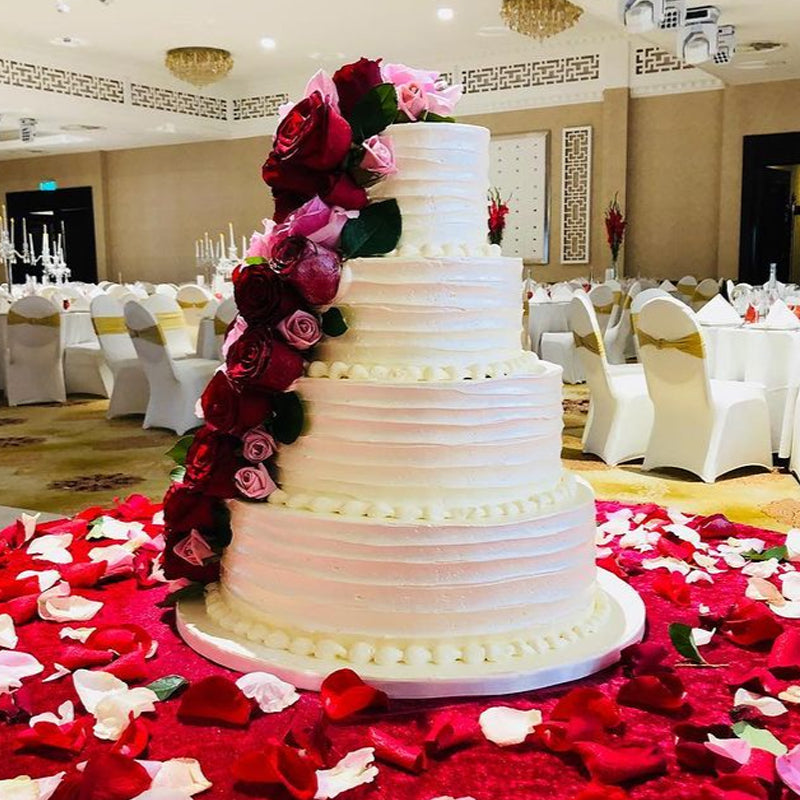 Four tier wedding cake