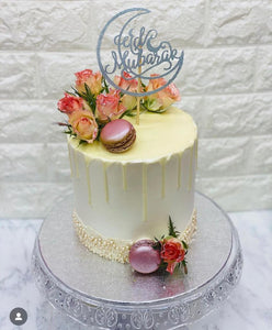 Eid Ramadan Eggless Cake-White Chocolate